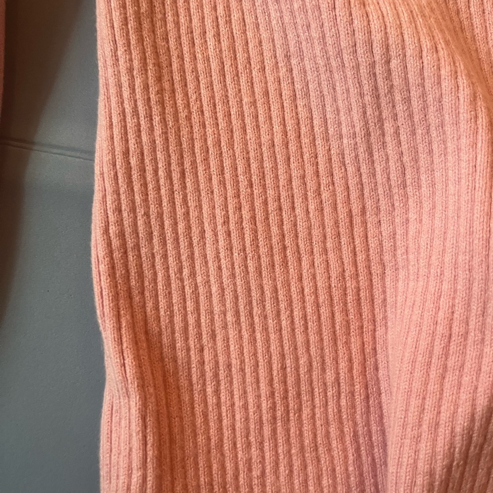 Pink Ribbed Long Sleeve Top - Picture 4 of 5